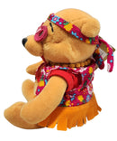 Flower Power Pooh, Vintage Disney Plush, Store Exclusive, Winnie the Pooh, 7"
