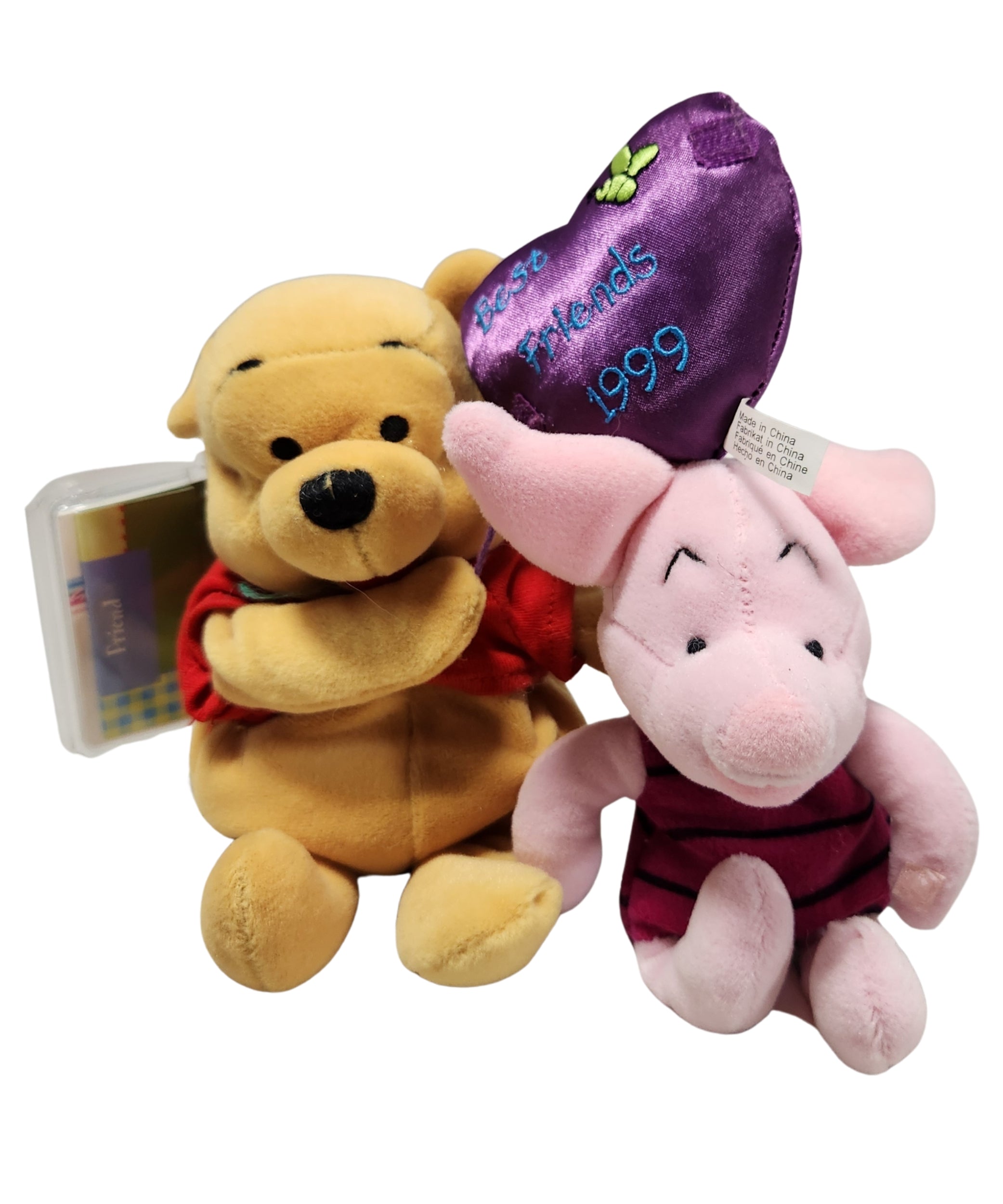 Pooh Friendship, Vintage Disney Plush, Pooh Friendship Day, Winnie the Pooh, 8"