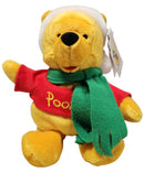 Holiday Pooh, Vintage Disney Plush, Theme Park Edition, Winnie the Pooh, 9.5"