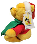 Holiday Pooh, Vintage Disney Plush, Theme Park Edition, Winnie the Pooh, 9.5"