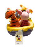 Pooh Bear Honey Vehicle, Vintage Disney Plush, Winnie the Pooh, 7.5"