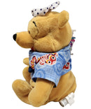 Kimono Pooh, Vintage Disney Plush, Japan Exclusive, Winnie the Pooh, 8"