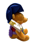 Musketeer Pooh Bear, Vintage Disney Plush, Winnie the Pooh, 8.5"