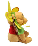 New Flower Pooh, Vintage Disney Plush, Store Exclusive, Winnie the Pooh, 7.5"