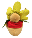 New Flower Pooh, Vintage Disney Plush, Store Exclusive, Winnie the Pooh, 7.5"