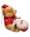Chinese New Year Pooh, Vintage Disney Plush, Winnie the Pooh, 8"