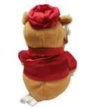 Chinese New Year Pooh, Vintage Disney Plush, Winnie the Pooh, 8"