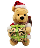 Winnie Noel, Vintage Disney Plush, Disneyland Paris, Winnie the Pooh, 8"
