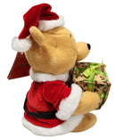 Winnie Noel, Vintage Disney Plush, Disneyland Paris, Winnie the Pooh, 8"