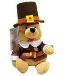 Pilgrim Pooh, Vintage Disney Plush, Winnie the Pooh, 9"