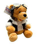 Pilot Pooh Bear, Vintage Disney Plush, Winnie the Pooh, 12"