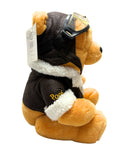 Pilot Pooh Bear, Vintage Disney Plush, Winnie the Pooh, 12"