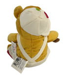 Painting Pooh, Vintage Disney Plush, Winnie the Pooh, 6.5"