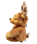 Reindeer Pooh, Vintage Disney Plush, Winnie the Pooh, 9.5"
