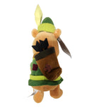 Robin Hood Pooh, Vintage Disney Plush, Green Feather, Winnie the Pooh, 9.5"