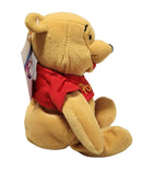 Santa Pooh, Vintage Disney Plush, Winnie the Pooh, 8"