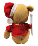 Santa Pooh, Vintage Disney Plush, Winnie the Pooh, 8"