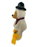 Snowman Pooh, Vintage Disney Plush, Winnie the Pooh, 8"
