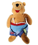 Summer Pooh, Vintage Disney Plush, Winnie the Pooh, 8"