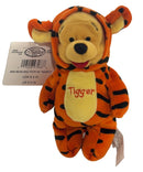 Pooh as Tigger, Vintage Disney Plush, Winnie the Pooh, 8"