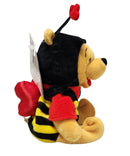 Valentine Pooh, Vintage Disney Plush, Winnie the Pooh, 8"