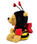 Valentine Pooh, Vintage Disney Plush, Winnie the Pooh, 8"