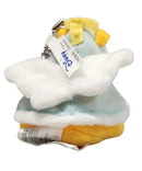 Winter Angel Dressed Pooh, Vintage Disney Plush, Keychain, Winnie the Pooh, 3"