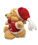 Winter Sweater Pooh, Vintage Disney Plush, Winnie the Pooh, 8"