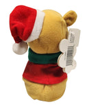 X'mas Pooh, Vintage Disney Plush, Winnie the Pooh, 7.5"