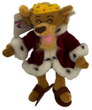 Prince John, Vintage Disney Plush, Robin Hood, 9"