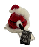 Santa, Vintage Disney Plush, Nightmare Before Christmas, 7"