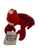 Sebastian the Crab, Vintage Disney Plush, Little Mermaid, 4"
