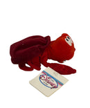 Sebastian the Crab, Vintage Disney Plush, Little Mermaid, 4"