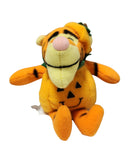 Magnet Pumpkin Tigger, Vintage Disney Plush, Winnie the Pooh, 4.5"
