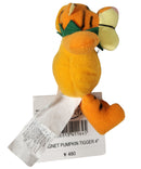 Magnet Pumpkin Tigger, Vintage Disney Plush, Winnie the Pooh, 4.5"