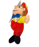 Tweedle Dee, Vintage Disney Plush, Alice in Wonderland, 8"