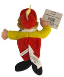 Tweedle Dee, Vintage Disney Plush, Alice in Wonderland, 8"