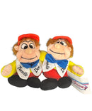 Tweedle Dee & Tweedle Dum, Vintage Disney Plush, Alice in Wonderland, 6.5"