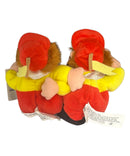 Tweedle Dee & Tweedle Dum, Vintage Disney Plush, Alice in Wonderland, 6.5"