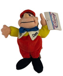 Tweedle Dum, Vintage Disney Plush, Alice in Wonderland, 8"