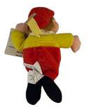 Tweedle Dum, Vintage Disney Plush, Alice in Wonderland, 8"