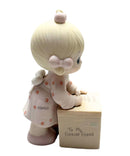 Precious Moments Figurine E-0107, Sharing is Universal, Symbol of Membership
