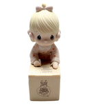Precious Moments Figurine E-0107, Sharing is Universal, Symbol of Membership