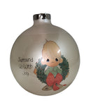 Precious Moments Ornament E1250, Surround Us with Joy Glass Ball- 1983