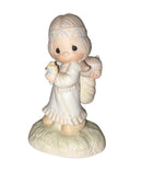 Precious Moments Figurine E-1380/G, His Burden is Light, Original 21, Girl