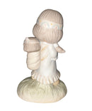 Precious Moments Figurine E-1380/G, His Burden is Light, Original 21, Girl