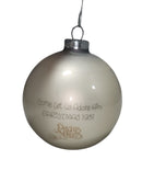 Precious Moments Ornament E-1468, Come Let Us Adore Him Glass Ball, Dated 1981