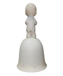 Precious Moments Bell E-2358, I'll Play My Drum for Him, Dated 1982