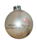 Precious Moments Ornament E2470, Wishing You a Season Filled with Joy, Glass Ball