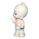 Precious Moments: E-2852B Baby Girl Standing with Bow